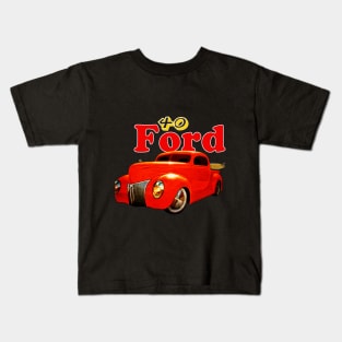 40 Ford PU Surf Tea Party Kids T-Shirt